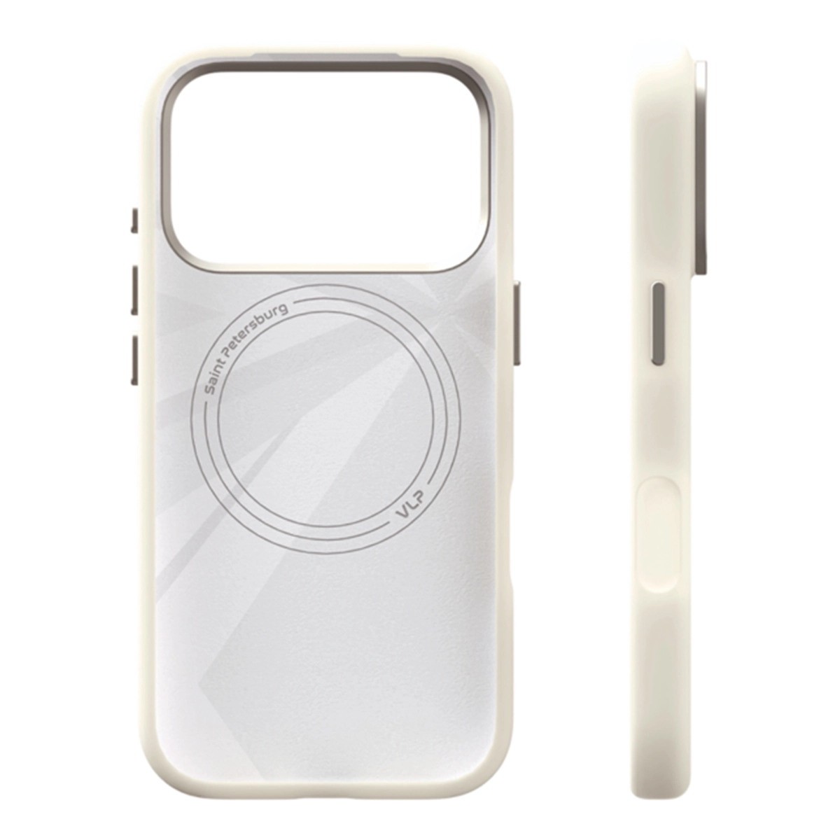 Чехол защитный VLP Aster Pro Case MagSafe для iPhone 17 Pro Max, Белый
