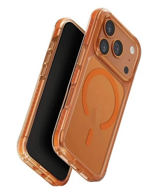Чехол Uniq Combat для iPhone 17 Pro (MagSafe), Volt Orange