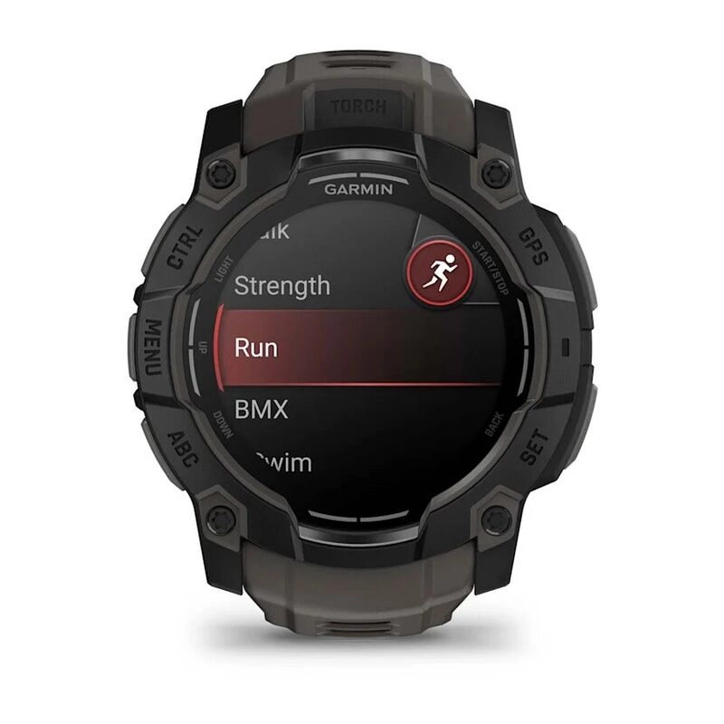 Смарт-часы Garmin Instinct 3 - 50 mm, Amoled, Черный, угольно-черный ремешок