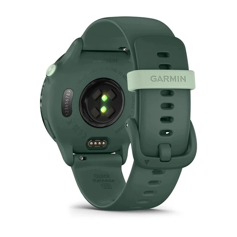 Смарт-часы Garmin Vivoactive 6 - 42 mm, Яшмовый, зеленый силиконовый ремешок