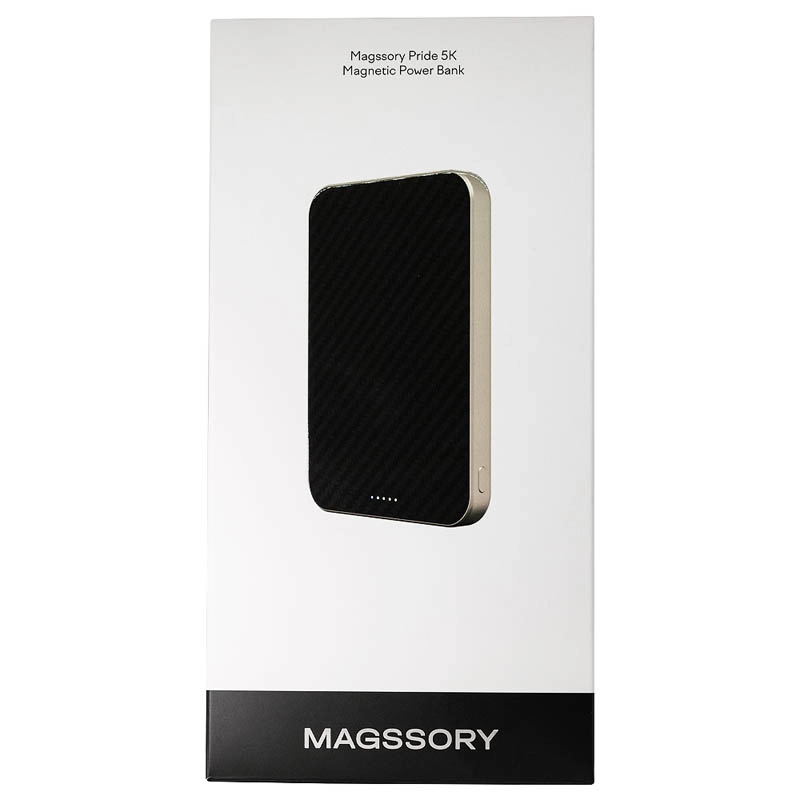 Беспроводной внешний аккумулятор Magssory Pride 10000 мАч  Magnetic Power Bank
