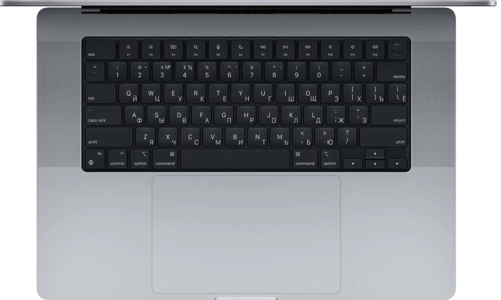 Ноутбук Apple MacBook Pro 16" M1 Pro (2021) 10C CPU/16C GPU, 16 ГБ RAM, 512 ГБ SSD, Space Gray