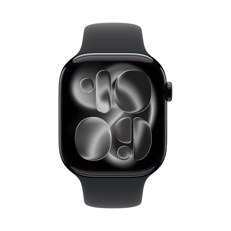 Смарт-часы Apple Watch S11 - 46 mm Aluminum Jet Black case | Black Sport band, S/M