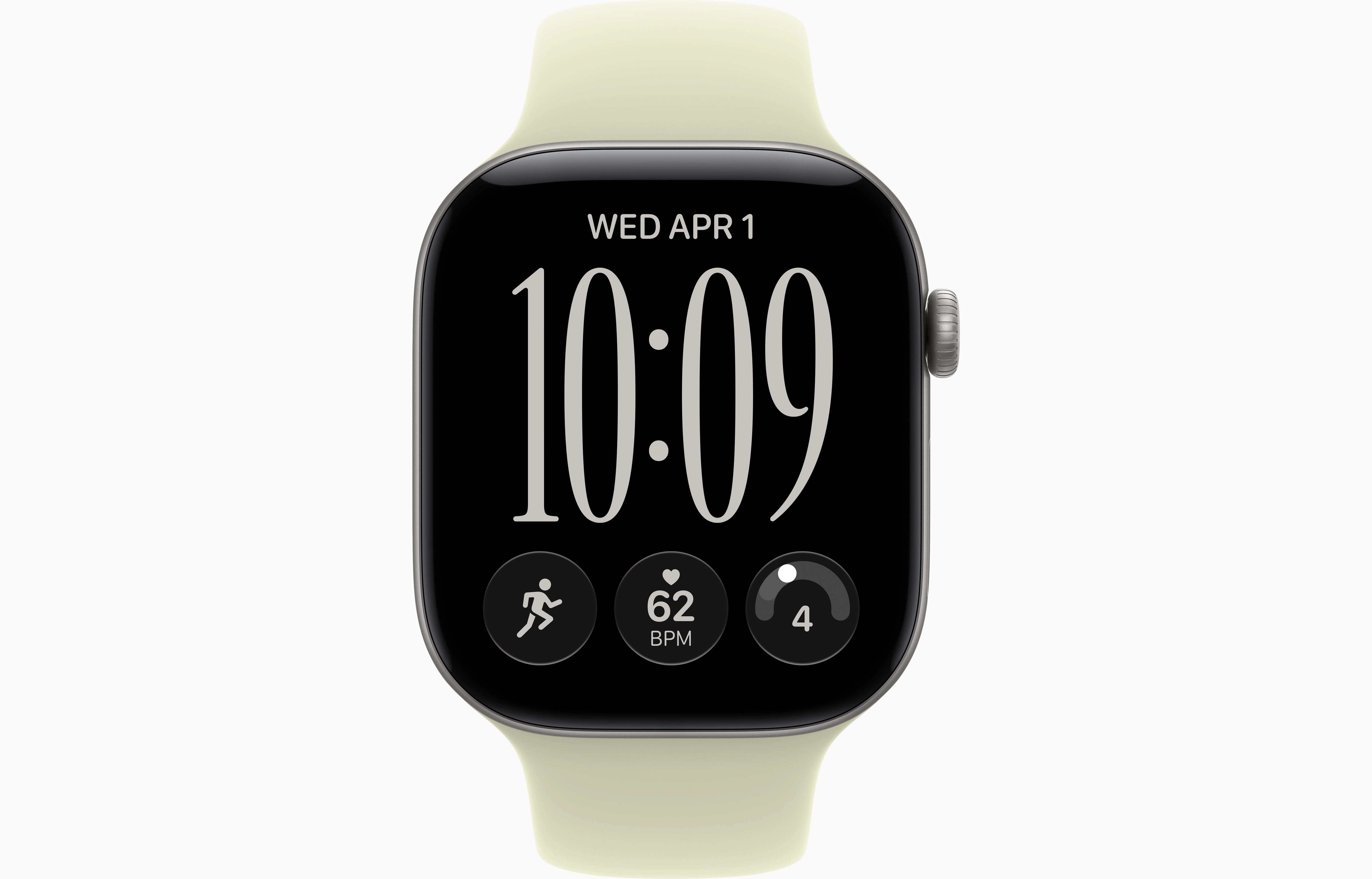 Смарт-часы Apple Watch Series 12, 46 мм, GPS, Aluminum Space Gray, Sport Band Pale Succulent, M/L