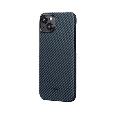 Чехол Pitaka MagEZ Case 4 для iPhone 15 (6.1"), черно-синий, Кевлар