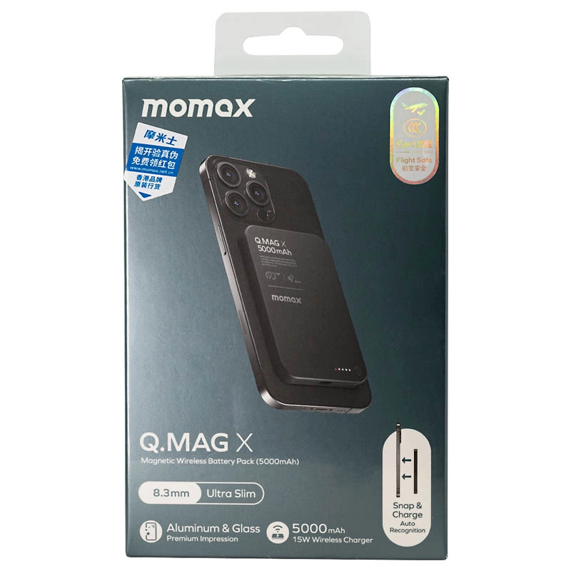 Внешний аккумулятор Momax Q.Mag X Battery Pack 5000mAh Черный