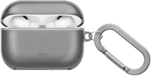 Чехол Uniq для Airpods Pro 3 Glase TPU, Glossy Smoke