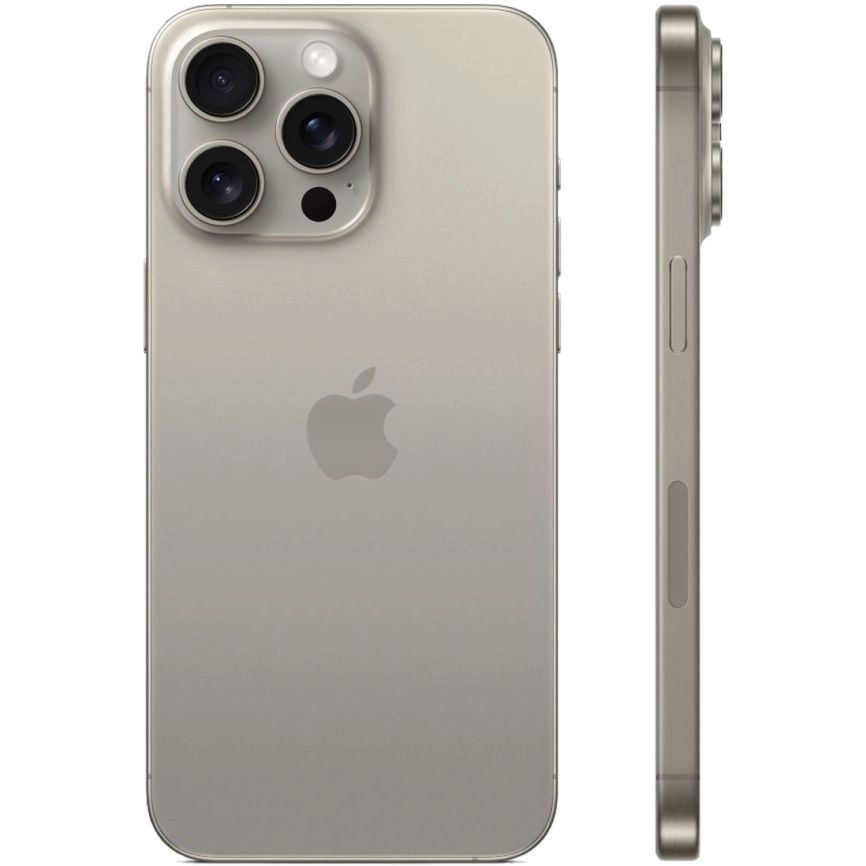 Смартфон Apple iPhone 15 Pro Max DualSim 256 ГБ (Natural Titanium | Натуральный титан)