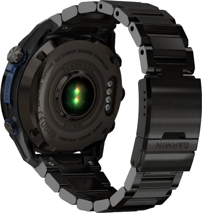 Смарт-часы Garmin Descent Mk3i - 51 mm, Титановый, угольно-серый безель с DLC-покрытием, титановый браслет