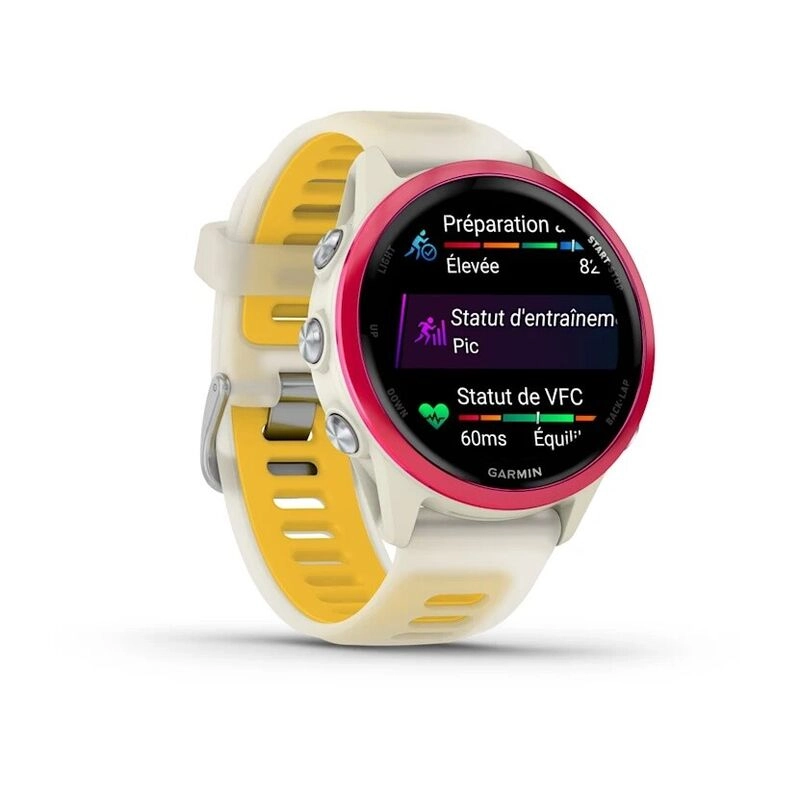 Смарт-часы Garmin Forerunner 570 - 47 mm, Желтый алюминий с бело-бирюзовым ремешком