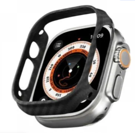 Чехол PITAKA Air Case для Apple Watch 49мм Ultra, чёрно/серый (полоска)