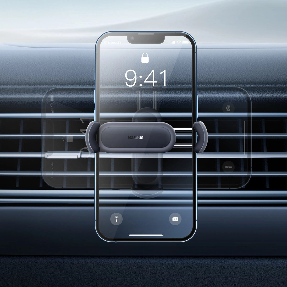 Автомобильный держатель Baseus Steel Cannon 2 Air Outlet Car Mount