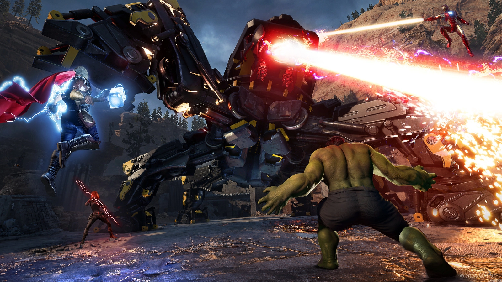 Игра Square Enix Мстители Marvel (русская версия) (PS5)