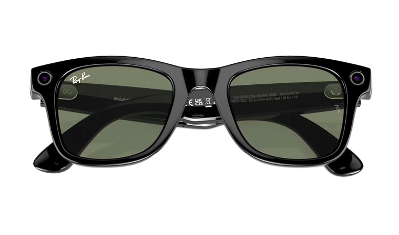 Смарт-очки Ray-ban Wayfarer Matte Black/Polar Gradient Graphite (RW4006) 601S/T3, размер M