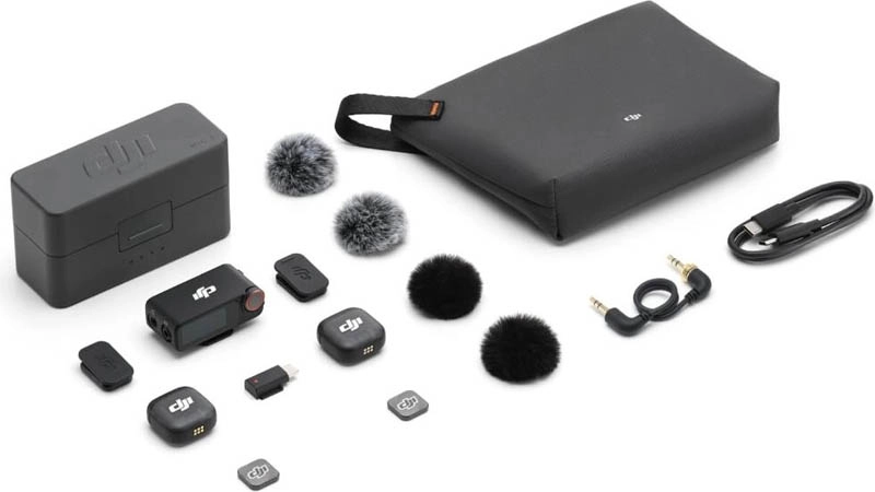 Беспроводная система DJI Mic 3 (2 TX + 1 RX + Charging Case)