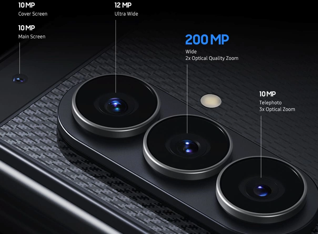 Galaxy Z TriFold - Характеристики камеры Galaxy Z TriFold - Характеристики камеры