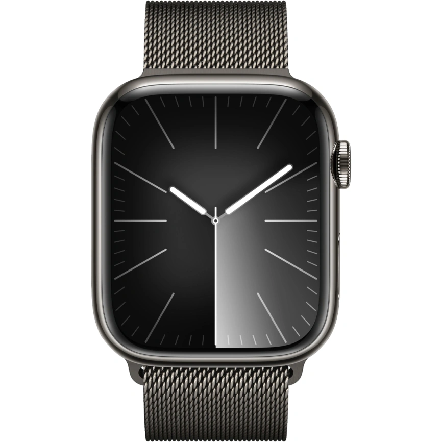 Смарт-часы Apple Watch S9 - 41 mm Steel case | ремешок Milanese Loop | GPS, Graphite