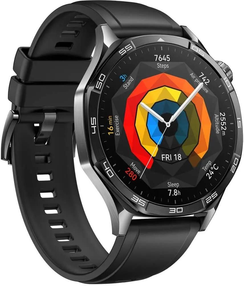 Смарт-часы Huawei Watch GT 5 - 46 mm, Black Fluoroelastomer