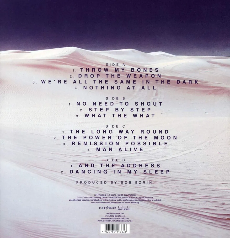 Виниловая пластинка DEEP PURPLE - Whoosh!