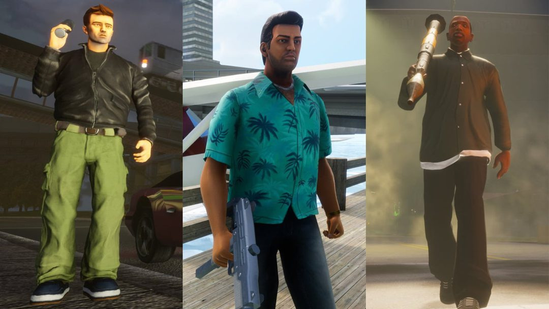 Игра GTA: The Trilogy - The Definitive Edition, русские субтитры (PS4)