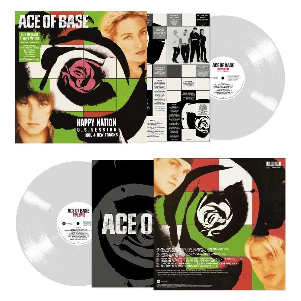 Виниловая пластинка ACE OF BASE - Happy Nation (Clear Vinyl)