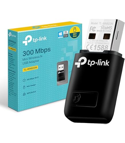 Адаптер Wi-Fi TP-Link TL-WN821N, USB 2.0, Wi-Fi 4 (802.11n)