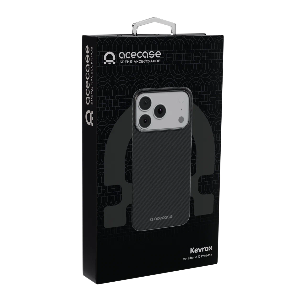 Чехол AceCase Kevrox for 17 ProMax Черный