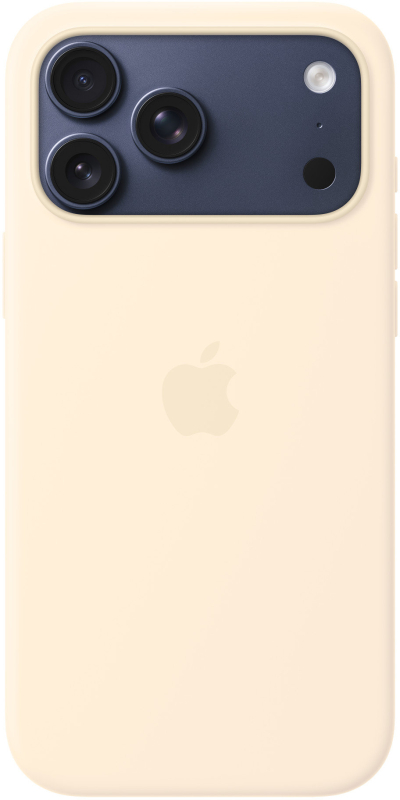 Чехол Apple для iPhone 17 Pro Max Silicone MagSafe, ванильный