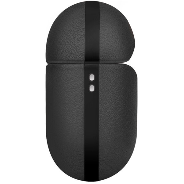 Чехол Uniq Terra Genuine кожаный с ремешком  для AirPods 3, черный