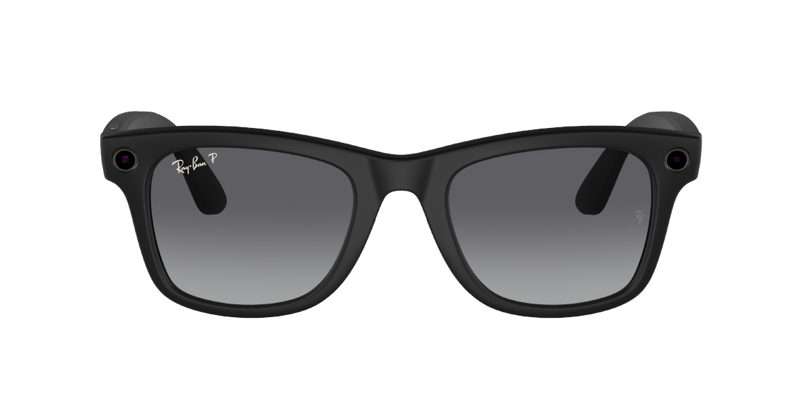 Умные очки Ray-Ban Meta Wayfarer RW4008 Matte Black/Polar Gradient Graphite 601S/T3 размер L Умные очки Ray-Ban Meta Wayfarer RW4008 Matte Black/Polar Gradient Graphite 601S/T3 размер L