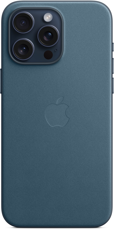 Чехол Apple MagSafe FineWoven для iPhone 15 Pro Max, Синий