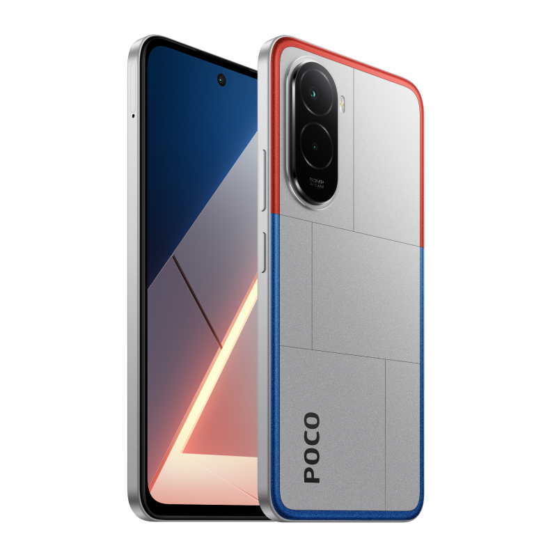 Смартфон Xiaomi Poco M7 | 6/128 ГБ Серебристый