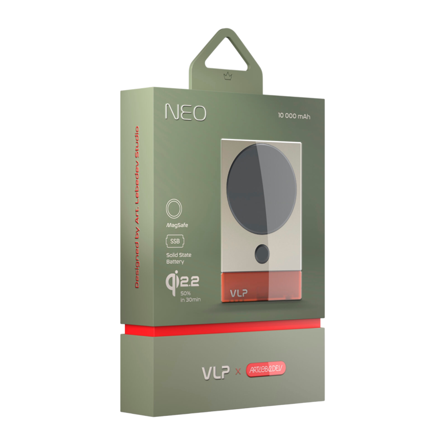 Внешний аккумулятор MagSafe VLP × ALS NEO Qi2 10 000 мА·ч
