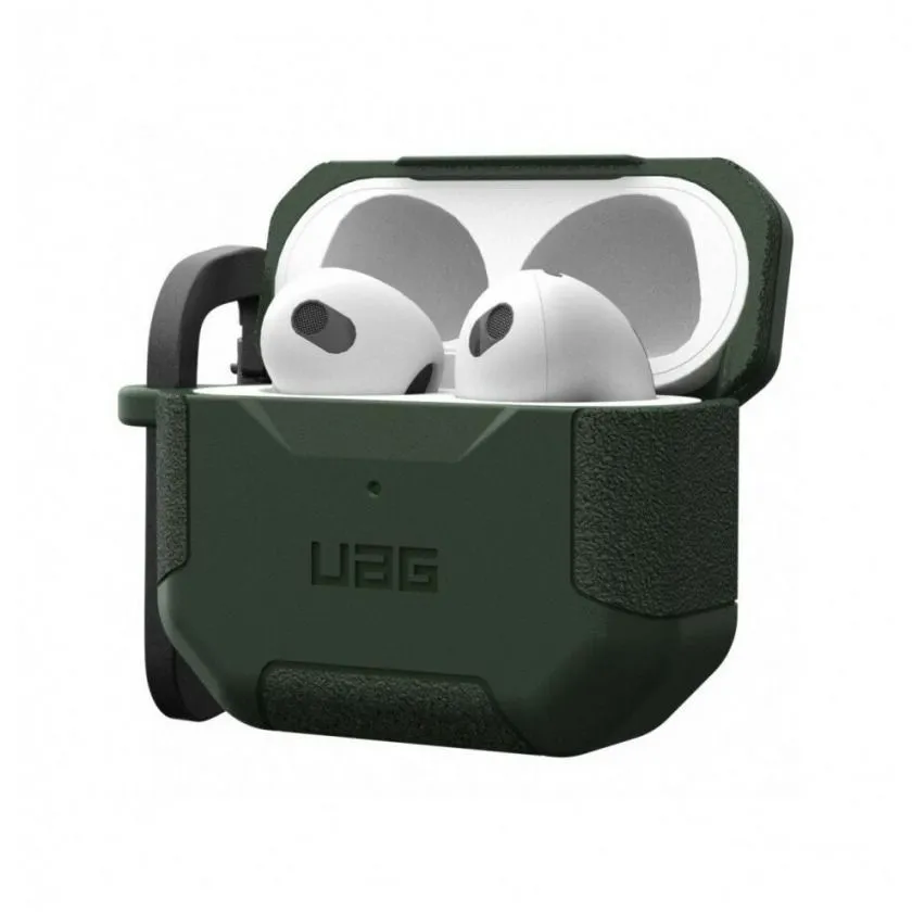 Чехол + карабин UAG Scout Case Olive Drab для Apple AirPods 3 Чехол + карабин UAG Scout Case Olive Drab для Apple AirPods 3