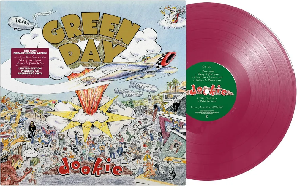 Виниловая пластинка GREEN DAY - Dookie (Raspberry)