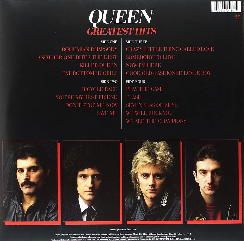 Виниловая пластинка QUEEN - Greatest Hits