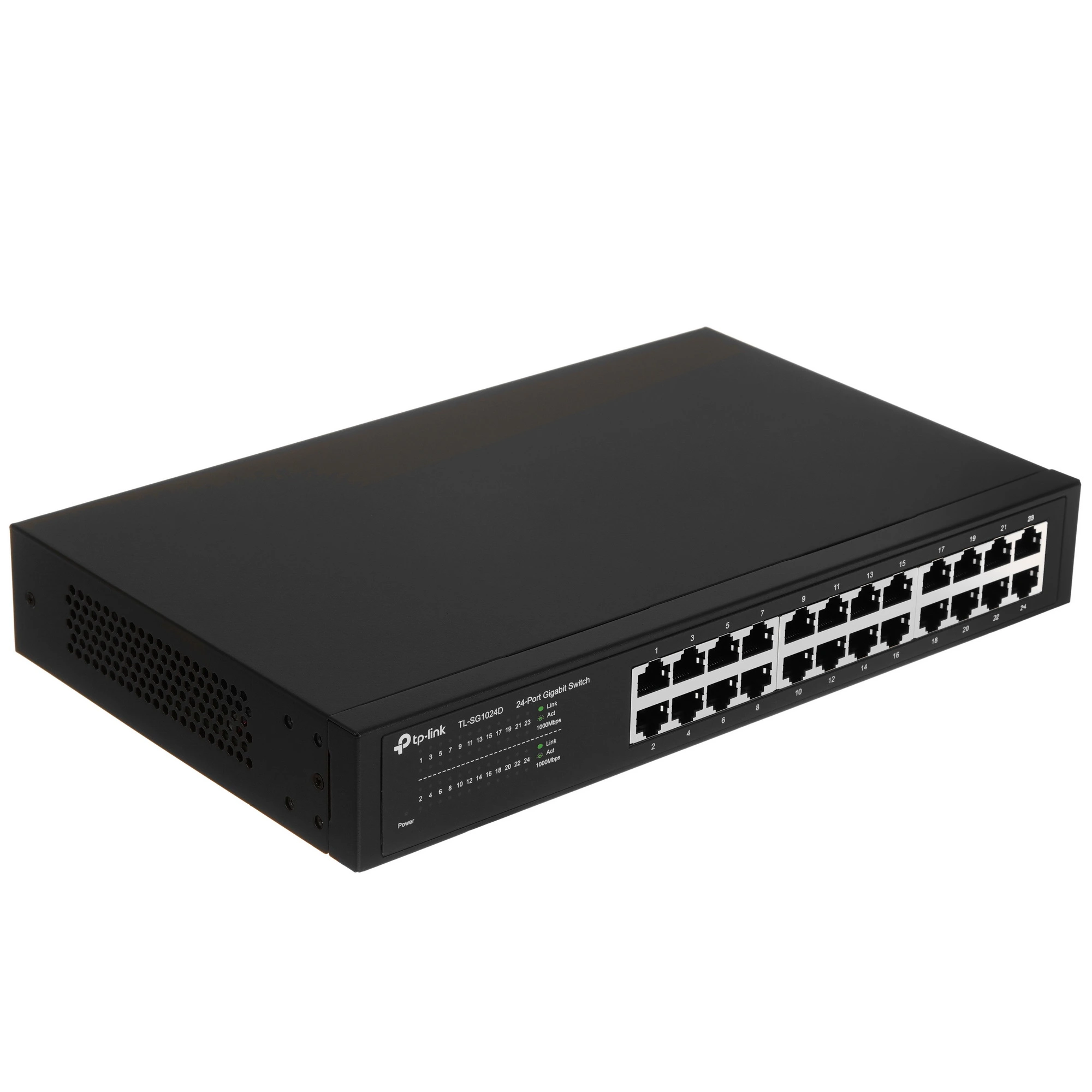 Коммутатор TP-Link TL-SG1024D, 24 портов, 1 Гбит/с, Неуправляемый