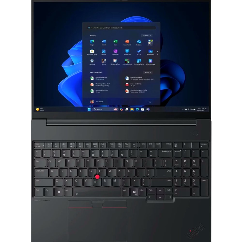 Ноутбук Lenovo ThinkPad E16 22B0S03200 (16", Intel Core Ultra 7 256V, 16 ГБ, 512 ГБ SSD) черный