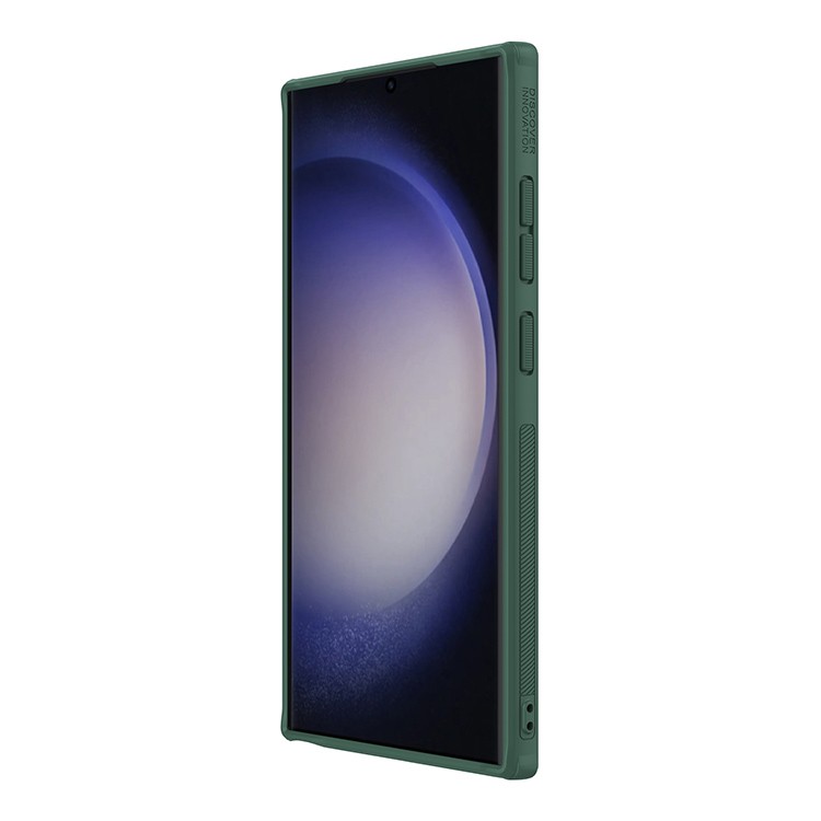 Чехол Nillkin для Samsung S24 Ultra Frosted Shield Pro, Темно-зеленый