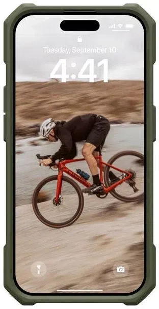 Чехол с поддержкой MAGSAFE UAG Essential Armor для iPhone 15 Pro, цвет Оливковый