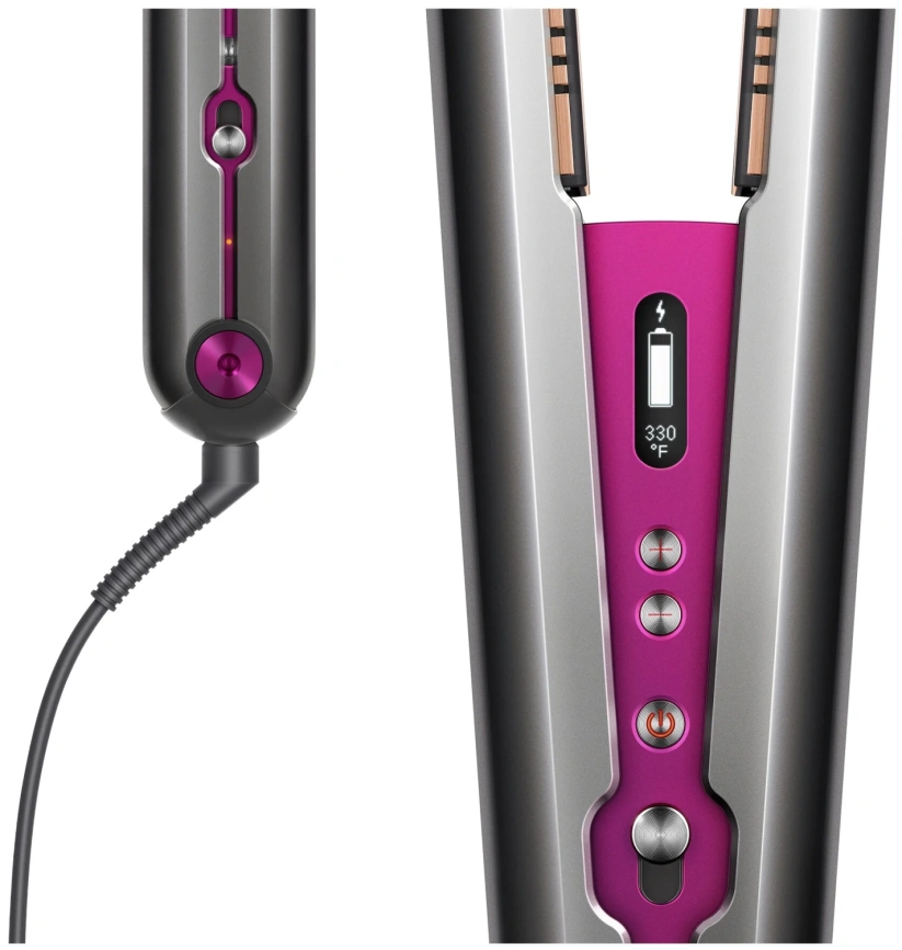 Выпрямитель Dyson Corrale HS03, серый (Nickel/Fuchsia)