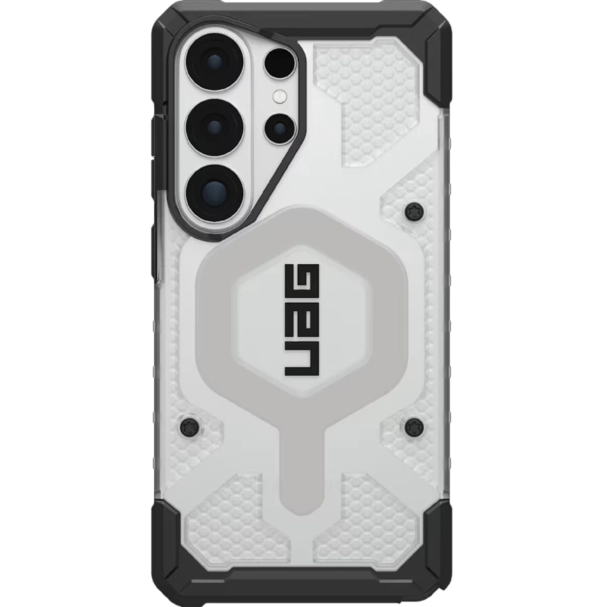 Чехол UAG Pathfinder с MagSafe для Samsung Galaxy S26 Ultra Ice/Silver