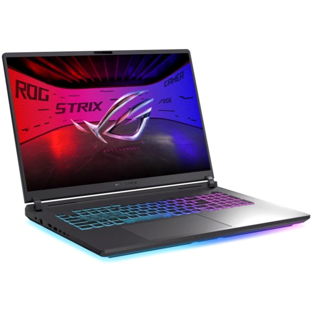 Ноутбук ASUS ROG Strix G18 14900HX (18", Intel Core i9 14900HX, 16 ГБ, 512 ГБ SSD, RTX 5060 8 ГБ, 240 Гц) 90NR0LE1-M00BD0, серый