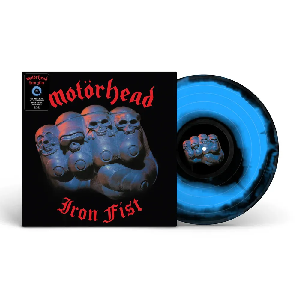 Виниловая пластинка MOTORHEAD - Iron Fist (40th Anniversary) (Black & Blue Swirl)