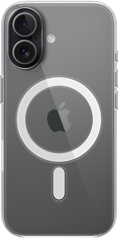 Чехол Apple для iPhone 17 Clear MagSafe, прозрачный
