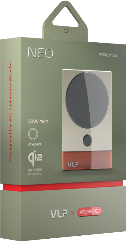Внешний аккумулятор MagSafe VLP × ALS NEO Qi2 5000 мА·ч