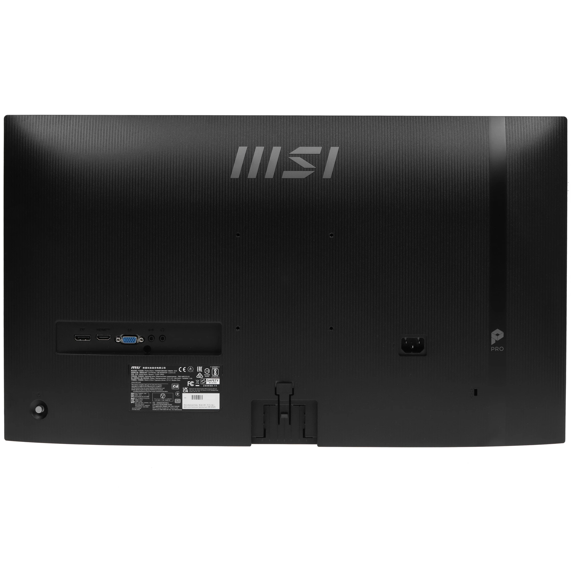 Монитор MSI PRO MP275 E2 27" 120 Гц IPS Черный