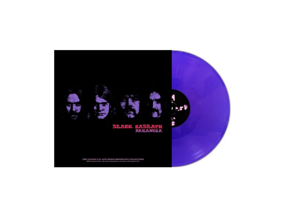 Виниловая пластинка BLACK SABBATH - Paranoia - BBC Sunday Show, London 1970 (Purple)