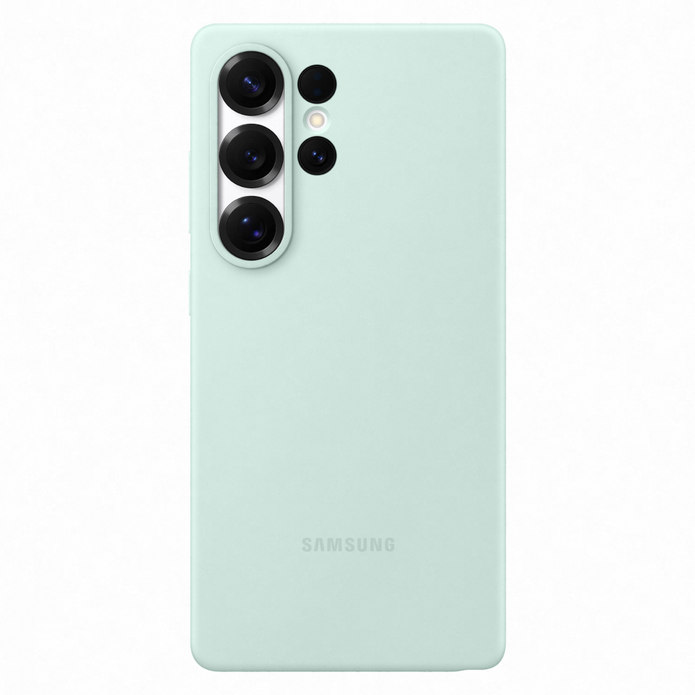 Чехол Samsung Silicone Case Samsung S25 Ultra Мятный