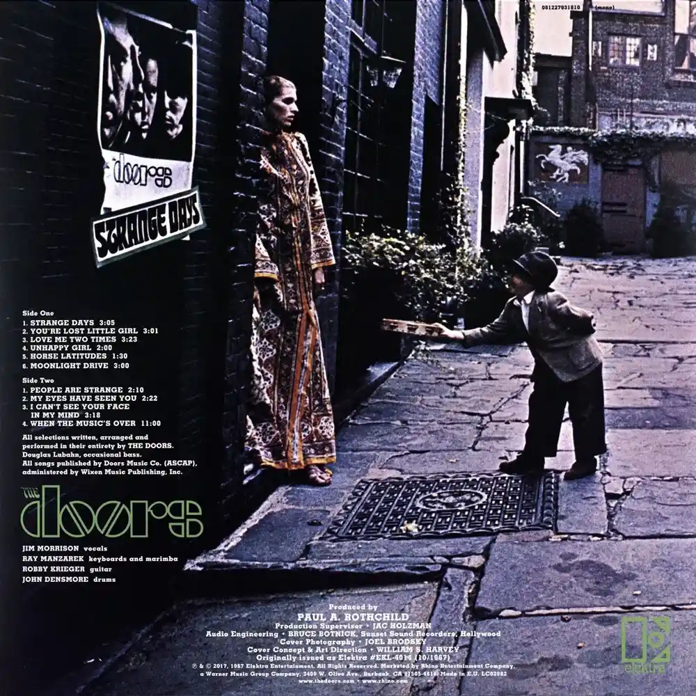 Виниловая пластинка DOORS - Strange Days (50Th Anniversary) (Mono)